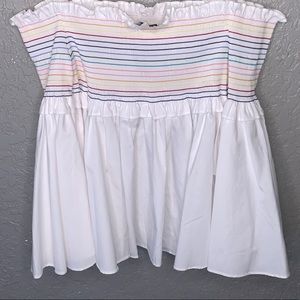 Greysn Strapless Blouse